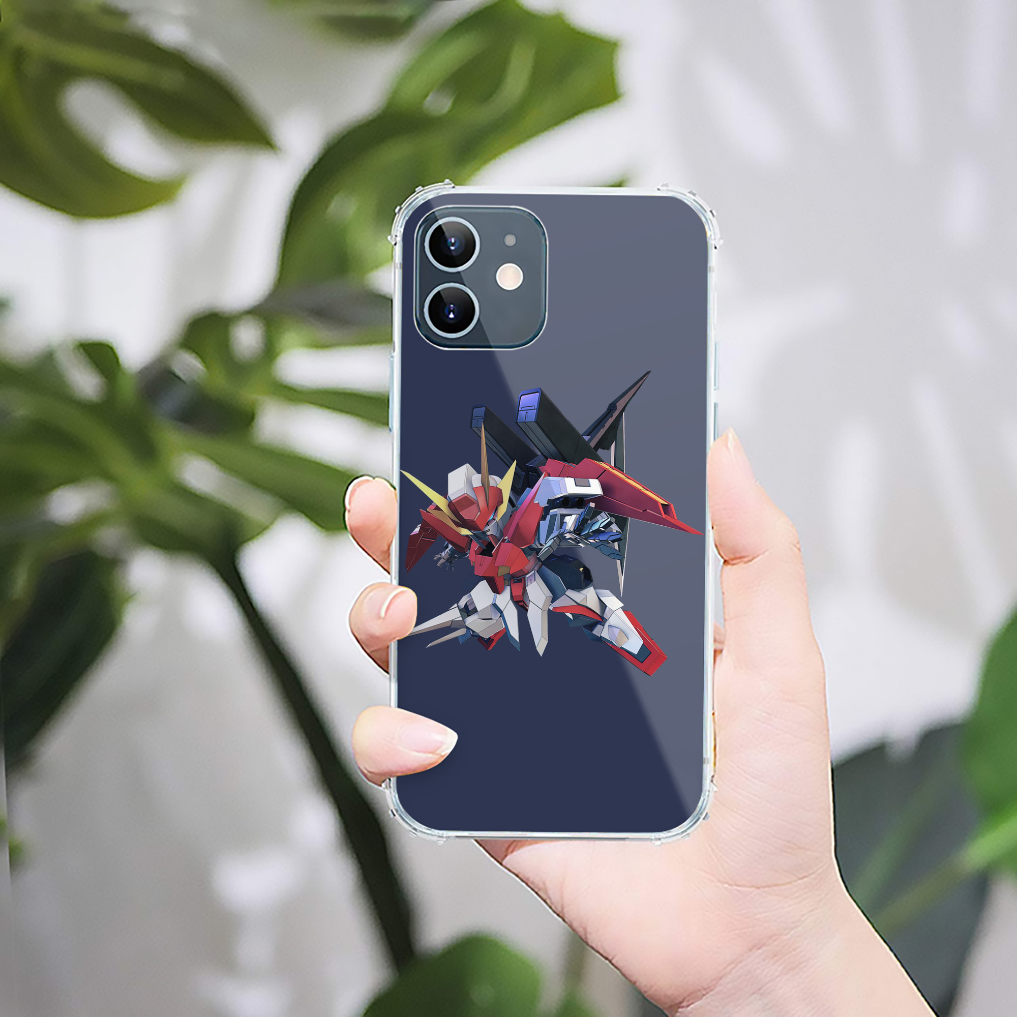 （画像用） 機動戦士ガンダム Mobile Suit Gundam 【iPhone 12シリーズ対応】透明スマホケース（クリアソフトケース）